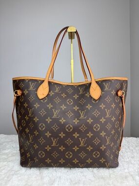 Louis Vuitton Brown Monogram Neverfull Tote MM 2012
